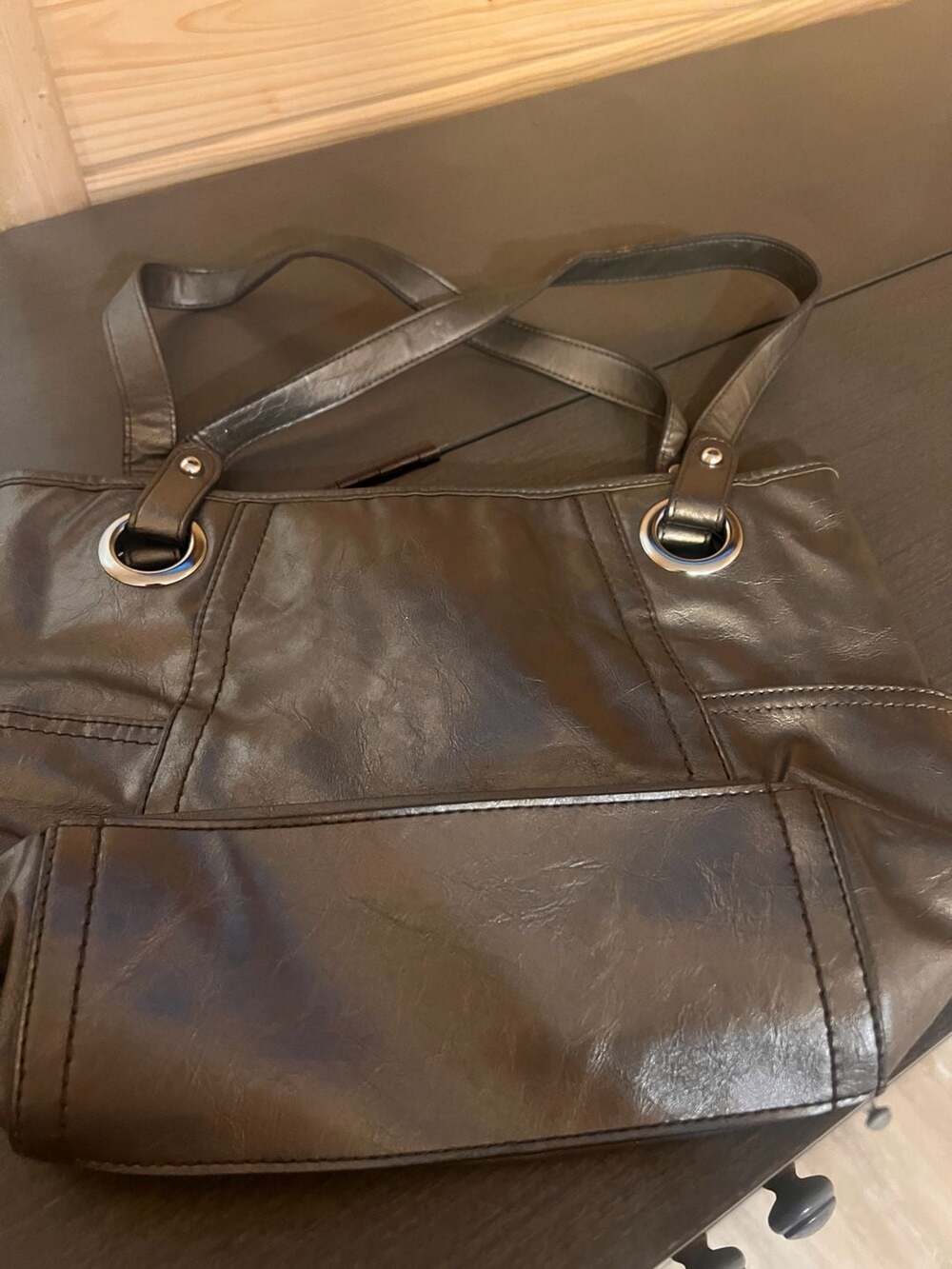 Relic Brand Collection Bronze Faux Leather Shoulder Bag Purse